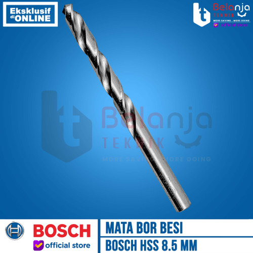 [EZM.3505709] Bosch Mata Bor Besi 8.5mm HSS-G HSS G 8.5 mm Metal Drill Bits Bosch