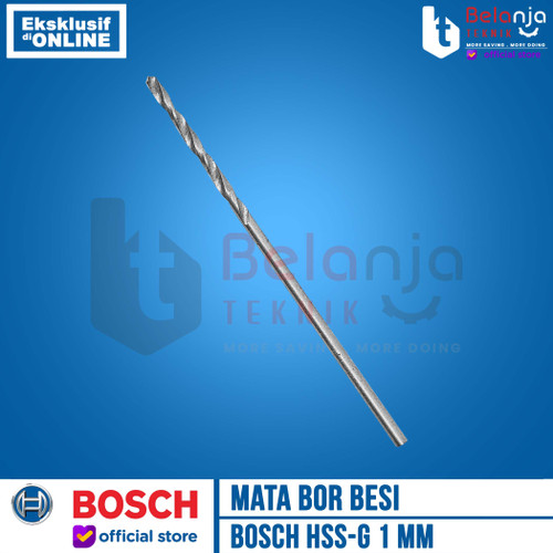 [EZM.3500884] Bosch Mata Bor Besi 1mm HSS-G HSS G 1 mm Metal Drill Bits Bosch