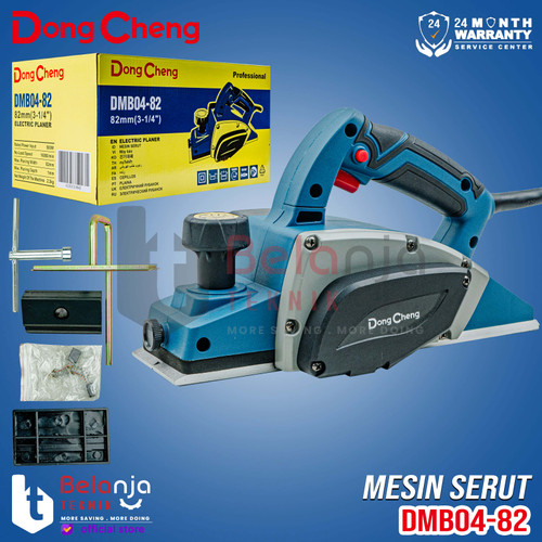 [EZM.3505714] Dongcheng Mesin Serut Ketam Kayu Listrik DMB04-82 Planner 500 Watt