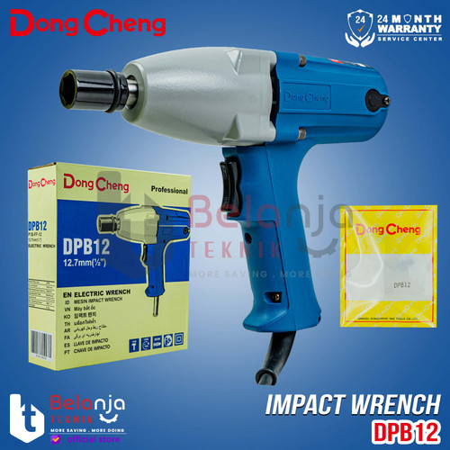 [EZM.3500887] Dongcheng Impact Wrench DPB12 Mesin Bor Buka Obeng Baut Sok 12MM 300W