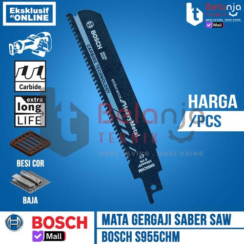 [EZM.3500932] Bosch Mata Gergaji Besi Sabre Saw S955CHM Endurance For Heavy Metal