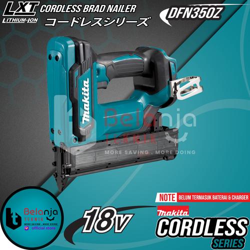 [EZM.3500936] Makita Mesin Paku Tembak Baterai DFN350Z Pin Brad Nailer 18V