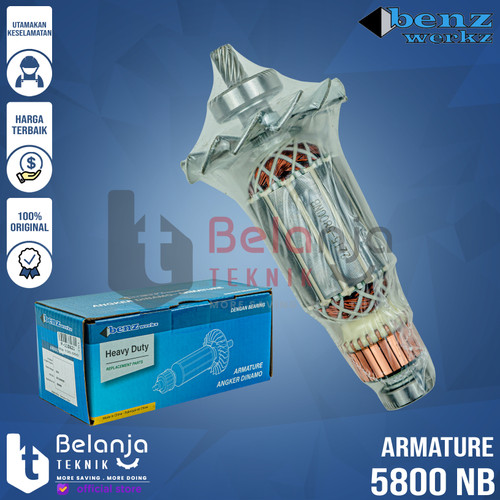 [EZM.3505761] Benz Armature Angker Dinamo Mesin Circular Saw Gergaji Makita 5800 NB