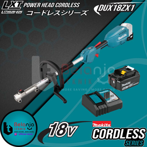 [EZM.3500945] Makita Multi Function Power Head DUX18ZX1 Potong Rumput Set 18V 5 AH
