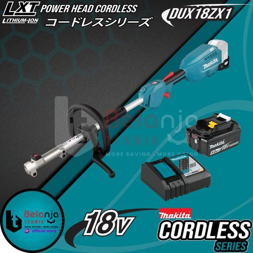 [EZM.3500945] Makita Multi Function Power Head DUX18ZX1 Potong Rumput Set 18V 5 AH