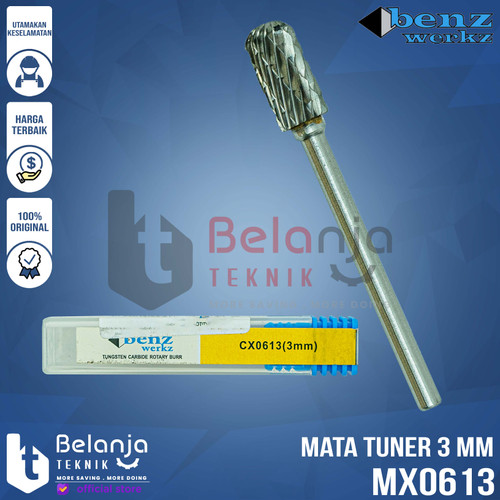 [EZM.3505797] Benz Mata Tuner 3 mm CX0613 Cuner Tungsten Rotary Files Burr CX 0613
