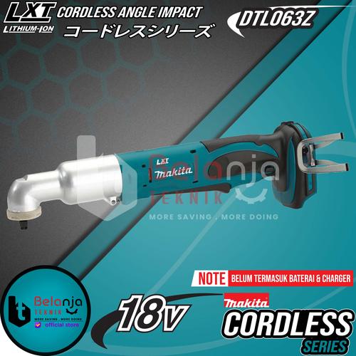 [EZM.3500984] Makita Angle Impact Cordless Wrench DTL063Z Pembuka Baut 3/8 Inch 18V