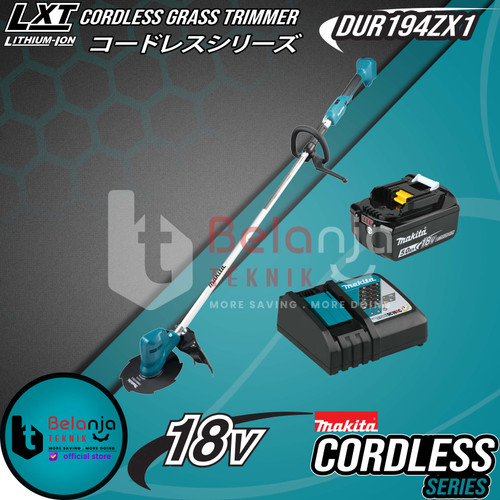 [EZM.3500986] Makita Grass Trimmer DUR194ZX1 Mesin Potong Rumput Baterai Set 18V 5AH