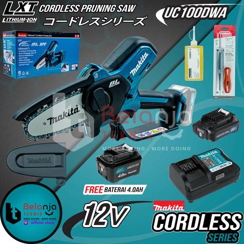 [EZM.3500990] Makita Alat Pemotong Dahan Pohon UC100DWA Pruning Saw Mini Baterai 12V