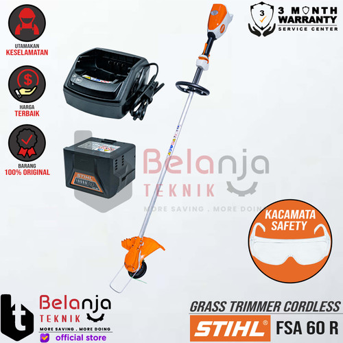 [EZM.3505812] Stihl Mesin Potong Rumput Baterai FSA 60 R Set Grass Trimmer Cordless