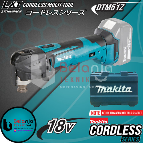 [EZM.3501015] Makita Multi Tool Cordless DTM51Z Mesin Oskilasi Gerinda Baterai 18V
