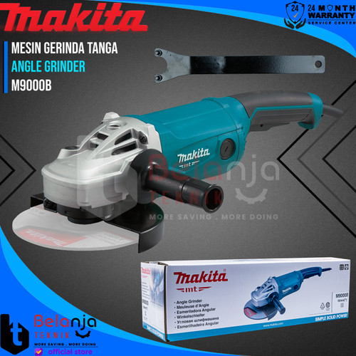 [EZM.3505828] Makita Mesin Gerinda Tangan Listrik M9000B Angle Grinder 7" Inch 2000W