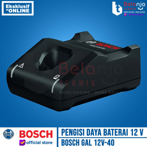 Bosch Charger Battery GAL 12V-40 Pengisi Daya Baterai 12 Volt Max 4A