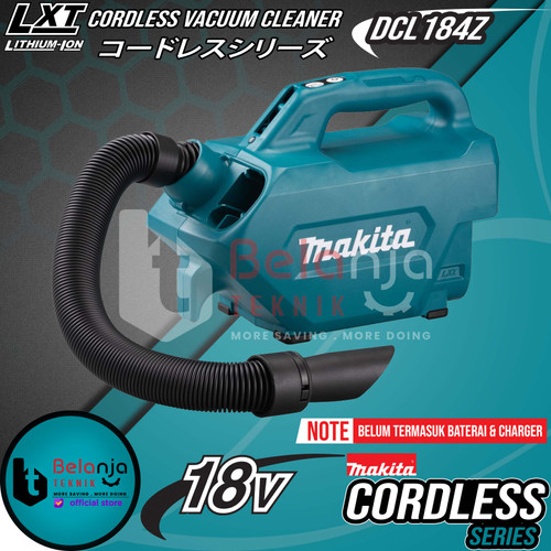 [EZM.3501044] Makita Vacuum Cleaner DCL184Z Cordless Portable Penghisap Debu 18V DCL