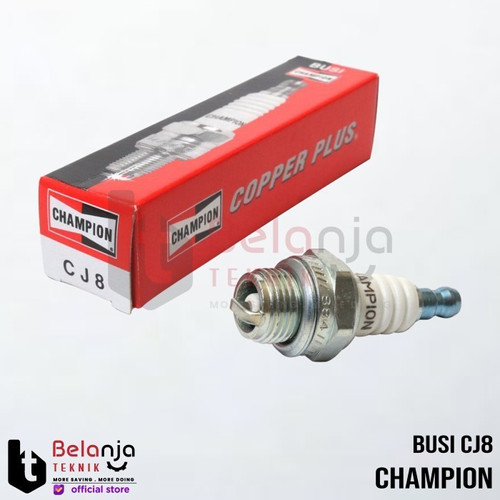 [EZM.3501048] Champion Busi Mesin Potong Rumput 2 Tak Busi Chainsaw CJ 8 Spark Plug