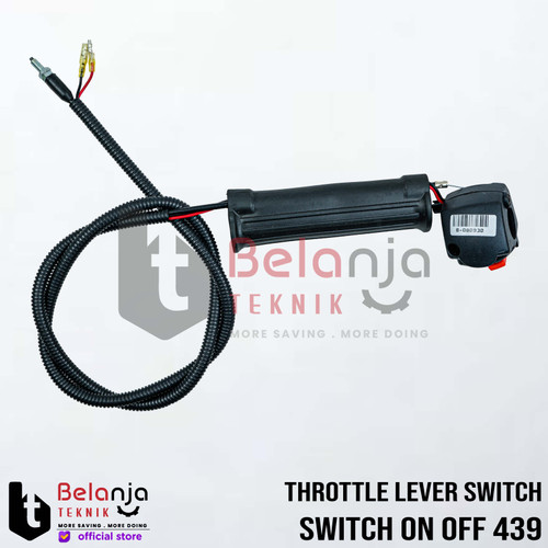 [EZM.3505865] Tasco Handle Gas Switch On Off 439 Throttle Lever Switch Mesin Rumput