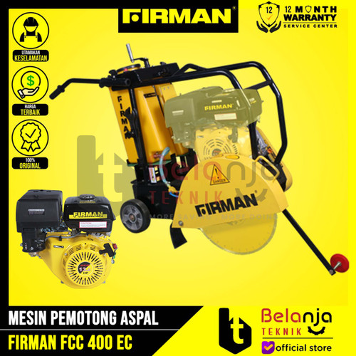 [EZM.3501067] FIRMAN Mesin Potong Aspal FCC 400 EC Concrete Cutter Penggerak SFE 390