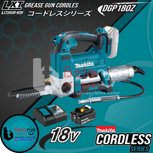 [EZM.3505906] Makita Grease Gun Cordless DGP180Z Mesin Pompa Gemuk Baterai Set 18V