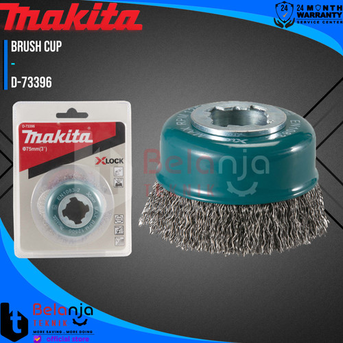 [EZM.3501164] Makita Crimped Steel Cup Brush Xlock 3 Inch Mata Gerinda Sikat Mangkok