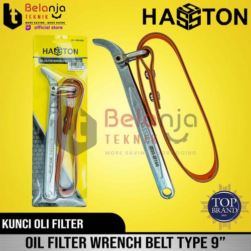 [EZM.3505924] Hasston Prohex Kunci Oli Filter Model Sabuk 9" Kunci Saringan 1900-003