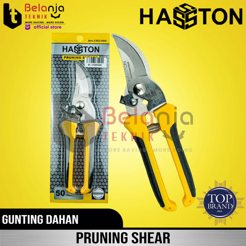 [EZM.3501191] Hasston Prohex Gunting Dahan Stek Bunga 8" Gunting Tanaman 1353-005