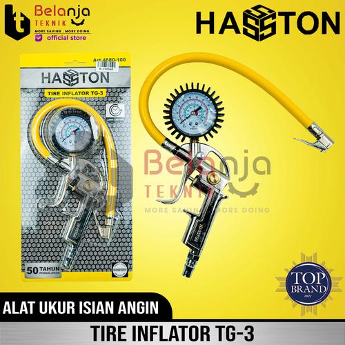 [EZM.3501194] Hasston Prohex Tire Inflator TG3 Alat Ukur Angin Ban 3 Fungsi 4680-100