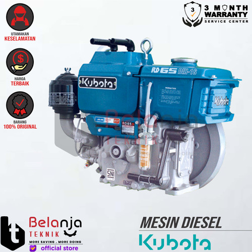 [EZM.3505957] KUBOTA Mesin Diesel RD 65 DIH 1S Diesel Penggerak RD65 Hopper