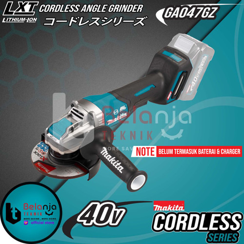 [EZM.3501317] Makita Cordless Angle Grinder GA047GZ Gerinda Tangan 5 Inch 40V X-LOCK