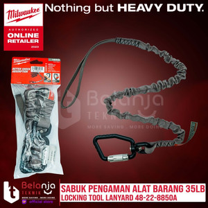 [EZM.3501325] Milwaukee Locking Tool Lanyard 35 Lbs Sabut Pengaman Alat Barang 35Lb