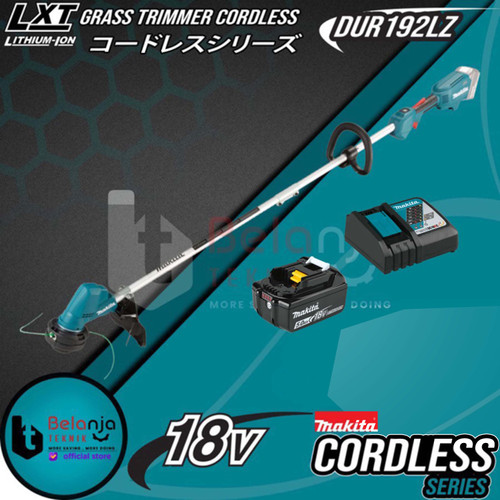 [EZM.3501376] Makita Grass Trimmer Cordless DUR192LZ Potong Rumput Senar SET 18V 5AH