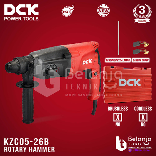 [EZM.3501389] DCK Mesin Bor Beton KZC05-26B Rotary Hammer SDS 800 Watt