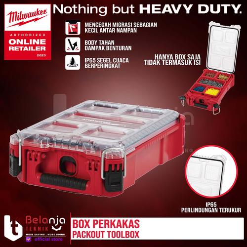 [EZM.3501420] Milwaukee Kotak Perkakas Mata Bor Packout Compact Organizer 48-22-8435