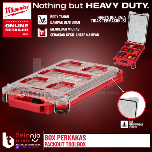 [EZM.3501421] Milwaukee Low Profile Compact Organizer Packout 48-22-8436 Toolbox BOX