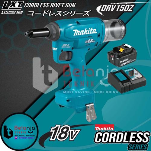 [EZM.3501450] Makita Mesin Paku Tembak Baterai DRV150Z Cordless Rivet Gun Set 18V 5A
