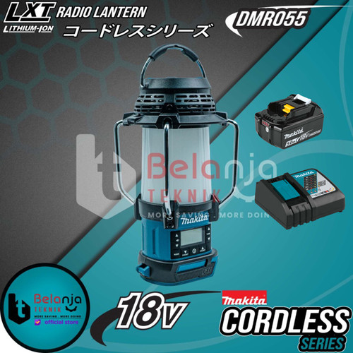 [EZM.3501461] Makita Lampu Penerangan Lentera DMR055 Cordless Radio Lantern Set 18V