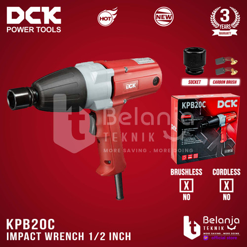 [EZM.3501481] DCK Impact Wrench 1/2 Inch KPB20C Mesin Pembuka Baut Listrik 1/2" KPN