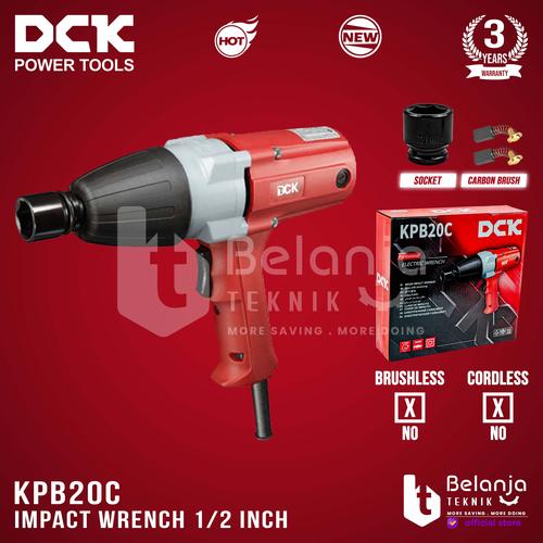 [EZM.3501481] DCK Impact Wrench 1/2 Inch KPB20C Mesin Pembuka Baut Listrik 1/2" KPN