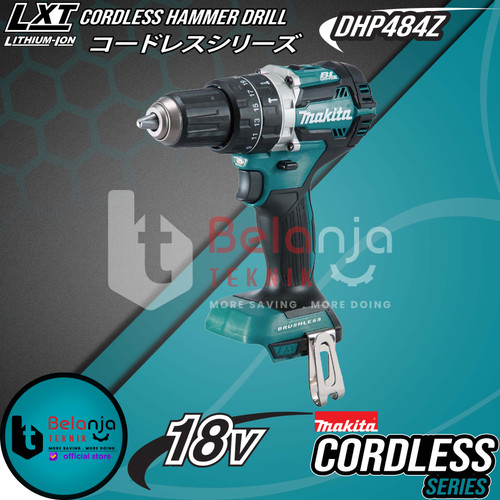 [EZM.3501504] Makita Cordless Hammer Drill DHP484Z Mesin Bor Baterai 18V DHP 484