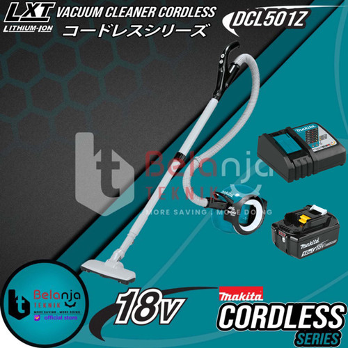 [EZM.3501520] Makita Vacuum Cleaner DCL501Z Cordless Potable Penghisap Debu 18V Set
