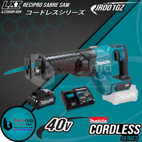 [EZM.3501541] Makita Gergaji JR001GZ Recipro Saw Reciprocating + Baterai 40V Set