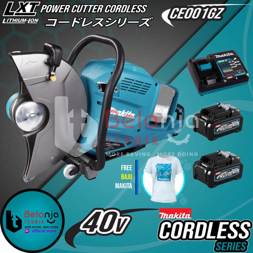 [EZM.3506300] Makita Cordless Power Cutter 40V CE001GZ Mesin Potong Beton + Baterai