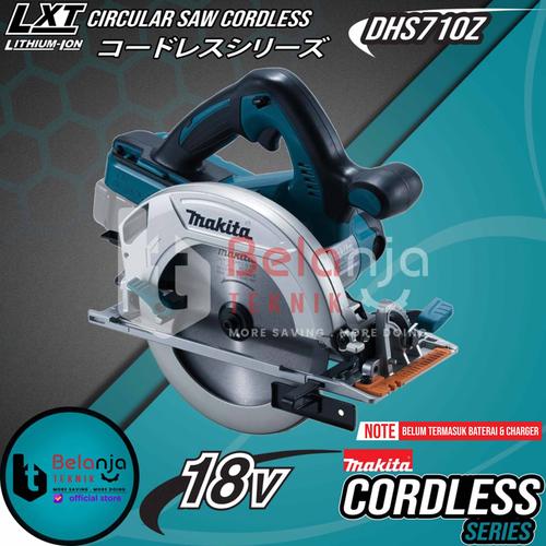 [EZM.3501548] Makita Mesin Circular Saw Cordless 36V DHS710Z Potong Kayu Baterai 18V