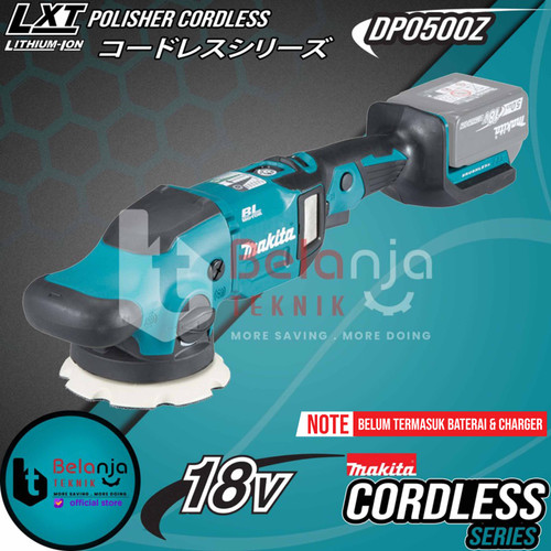 [EZM.3501562] Makita Mesin Amplas Baterai DPO500Z Random Orbit Polisher Cordless 18V