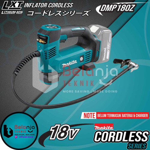 [EZM.3506302] Makita Alat Pompa Isi Angin Ban Baterai DMP180Z Inflator Cordless 18V