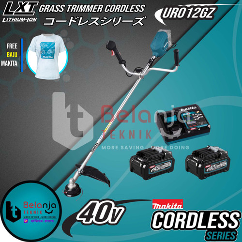 Makita Mesin Rumput UR012GZ Grass Trimmer Cordless + Baterai 40V Set