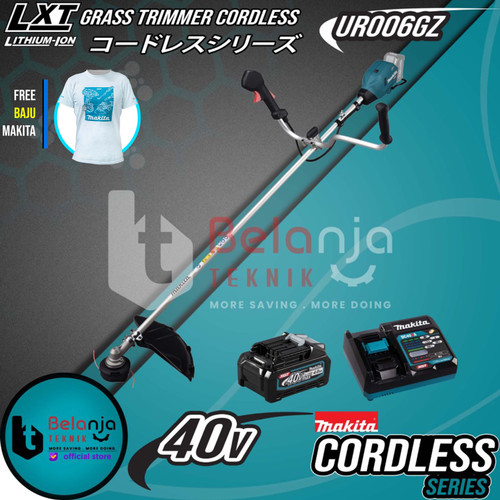 Makita Mesin Potong Rumput UR006GZ Grass Trimmer + Baterai 40V Set