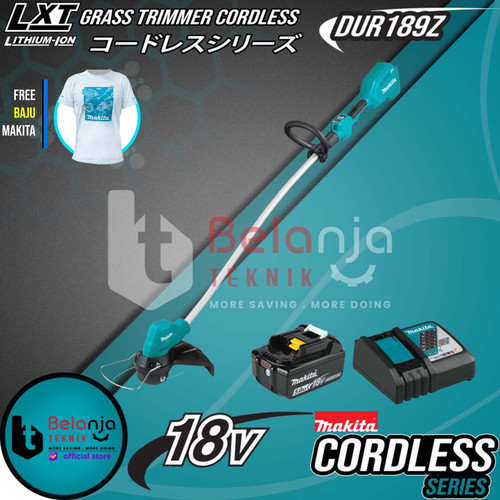 [EZM.3501587] Makita Mesin Potong Rumput DUR189Z Grass Trimmer + Baterai 18V Set
