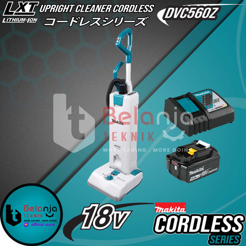 [EZM.3501600] Makita Mesin Penghisap Debu DVC560Z Upright Cleaner + Baterai 18V Set