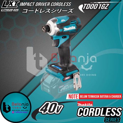 [EZM.3501608] Makita Mesin Bor Obeng Baterai TD001GZ Impact Driver Cordless 40V TD 1