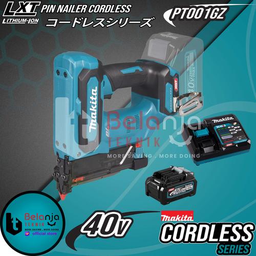[EZM.3501612] Makita Pin Nailer Cordless PT001GZ Mesin Paku Tembak + Baterai 40V Set